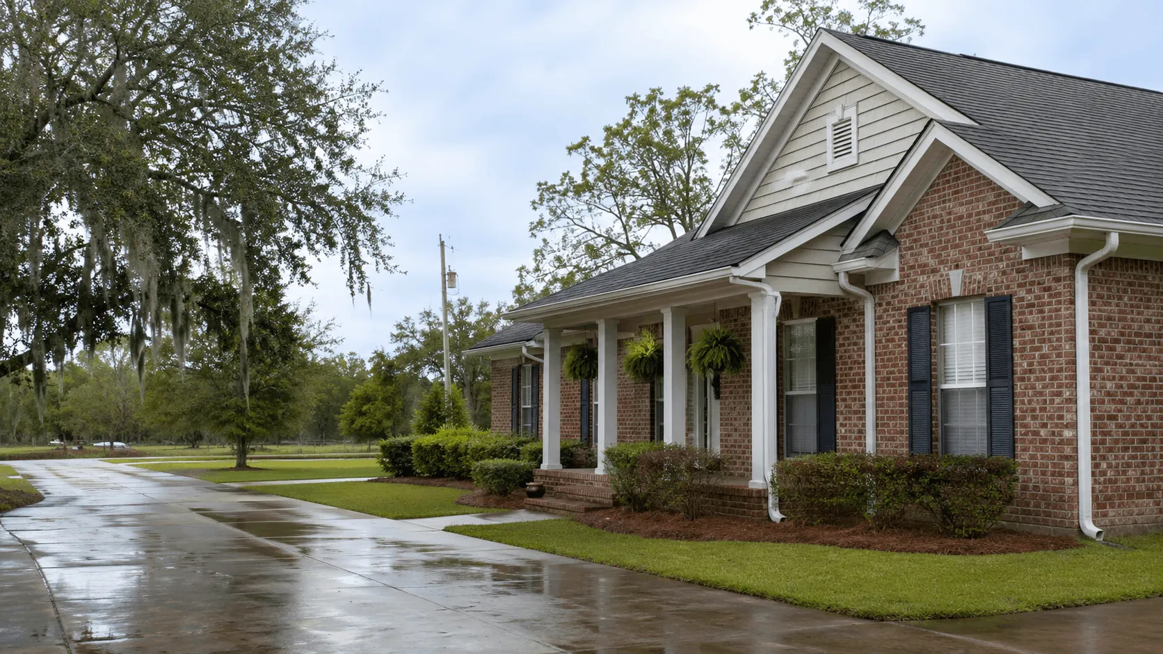 Blountstown property with equipment sited beside an outside wall