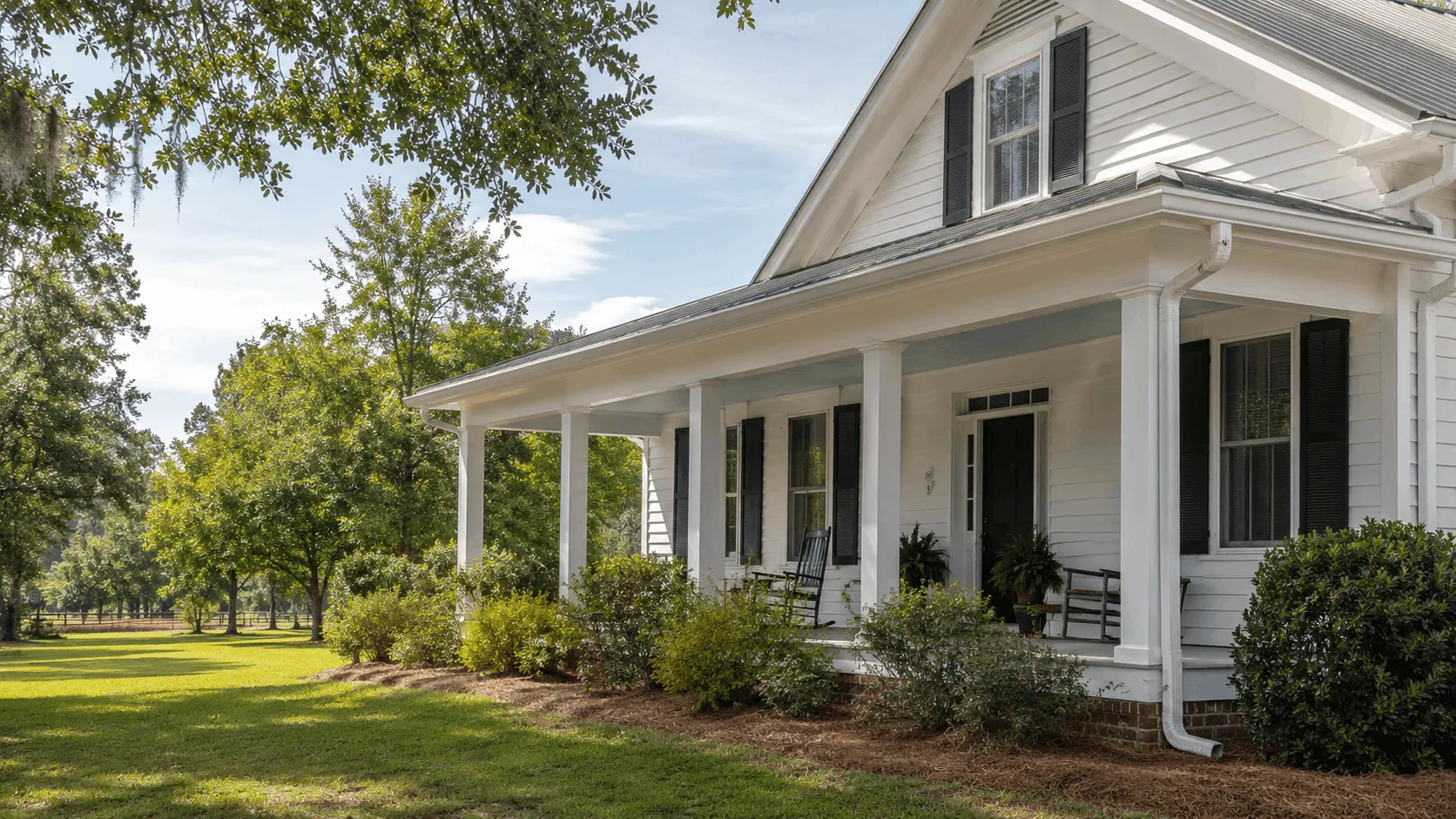 Campbellton property with gutters along the roofline