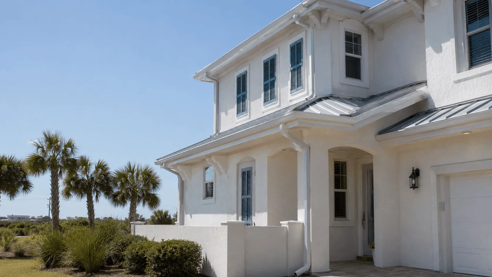 Bay County coastal community rooflines