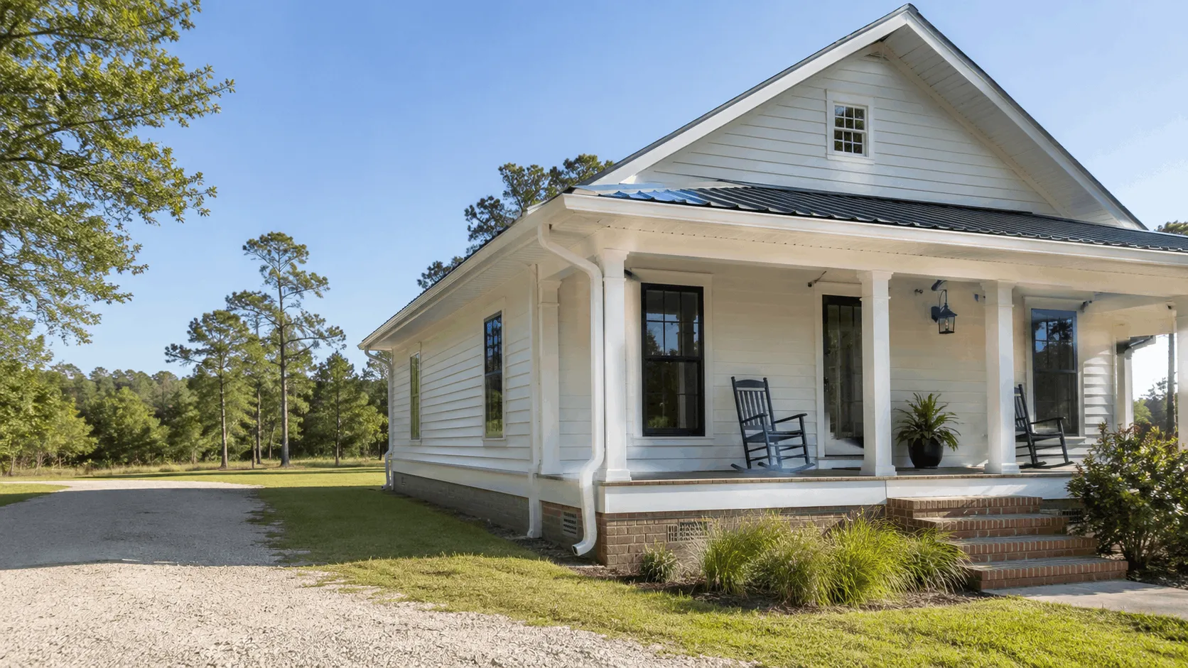 Holmes County community with residential rooflines
